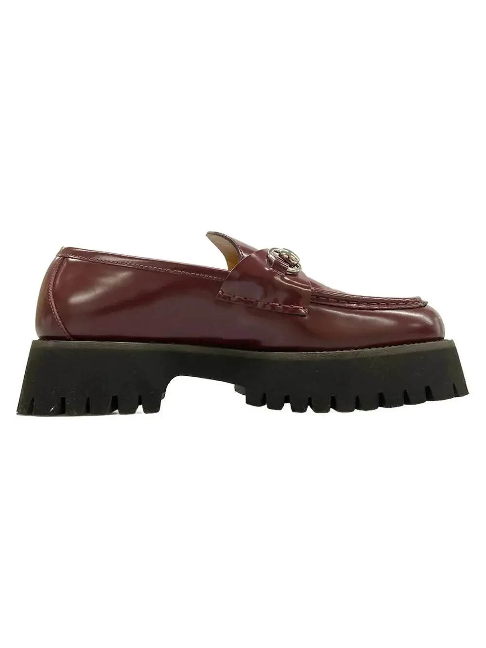 Gucci Bordeaux Leather Women's Shoes #285645G79B